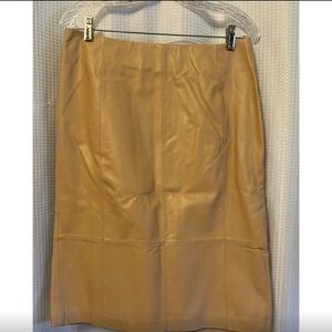 Leather Pencil Skirt